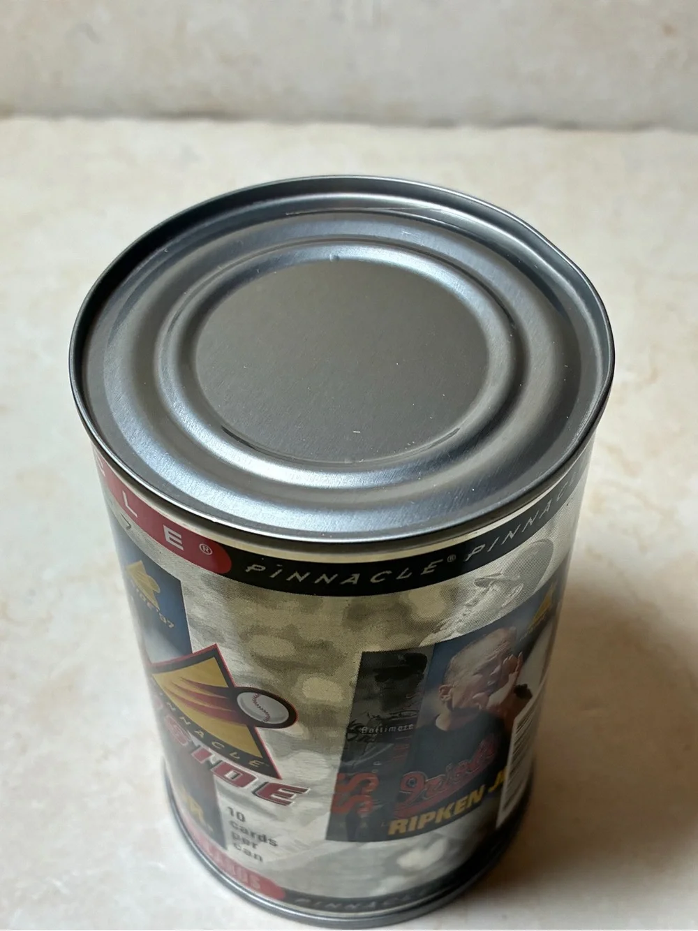 Pinnacle Inside 1997 Cal Ripken Jr. Baseball Card Can - Silver